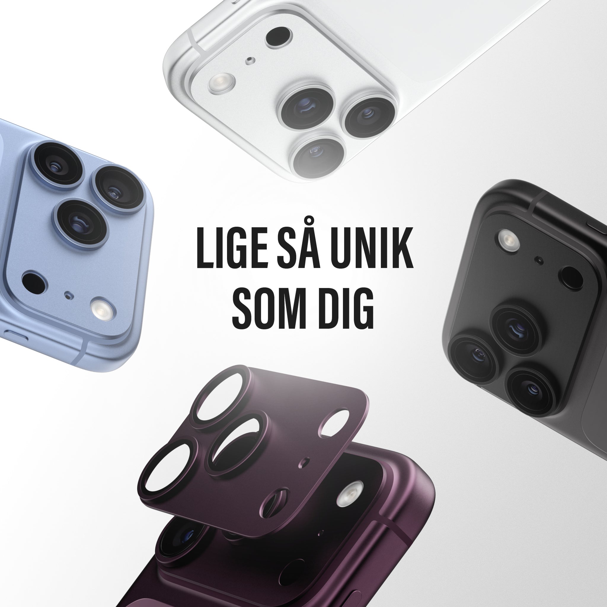 PanzerGlass® Fender Kameralinsebeskytter Blackcurrant iPhone 18 Pro Max
